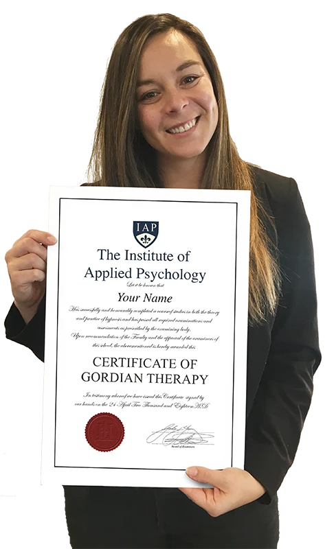 Certificate of Gordian Therapy 1